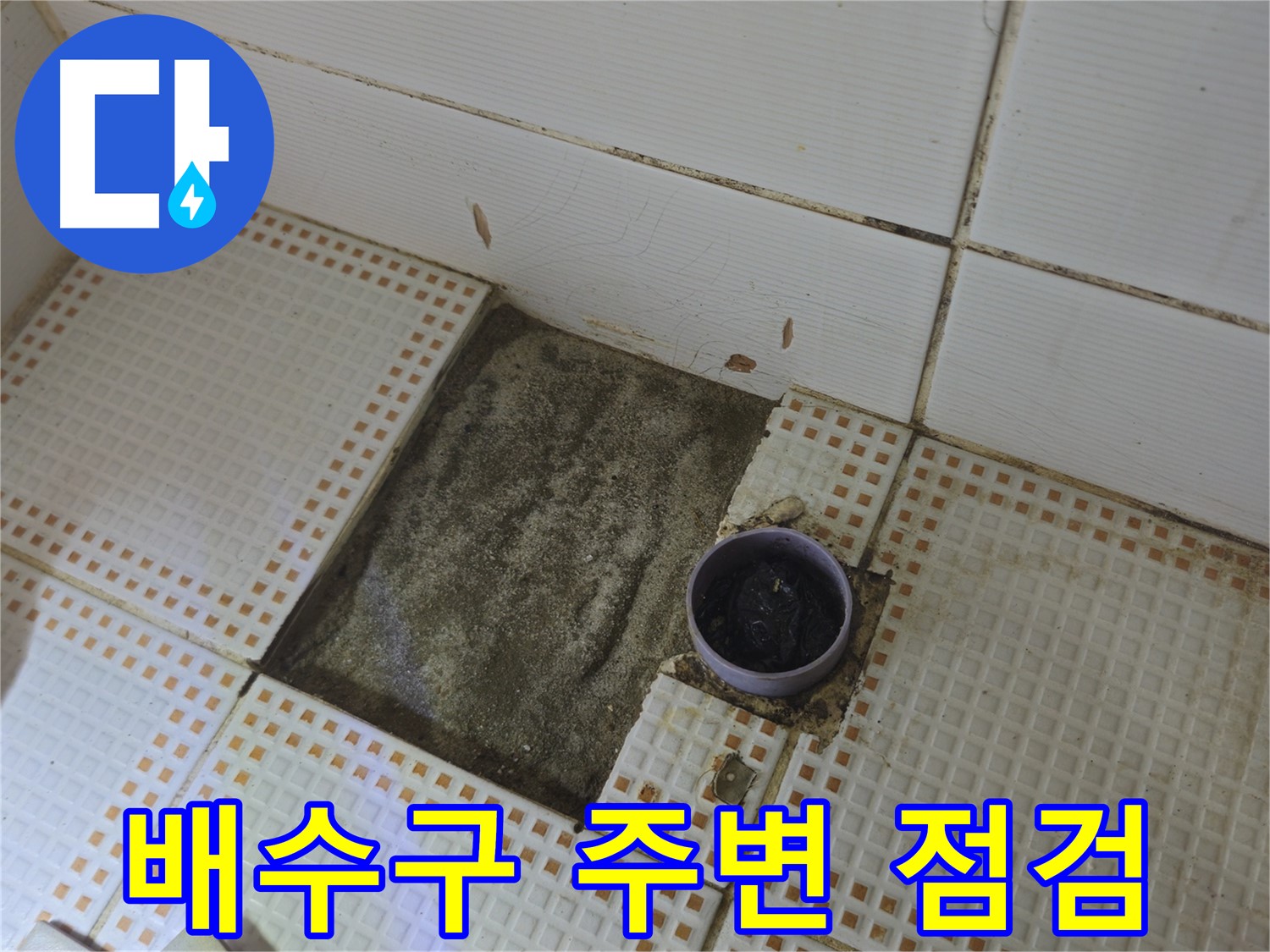 노원구 상계동 삼성아파트 누수 - 배수구 주변 누수 집중 점검 과정