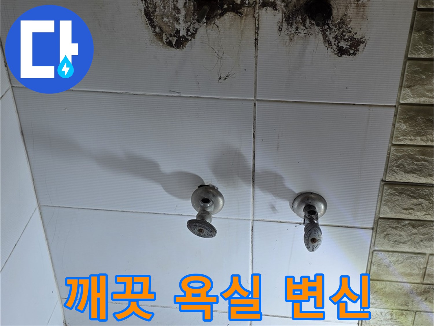 상계동 곰팡이 가득한 욕실 - 깨끗하고 쾌적한 욕실로 완벽하게 변신시켜 드립니다.