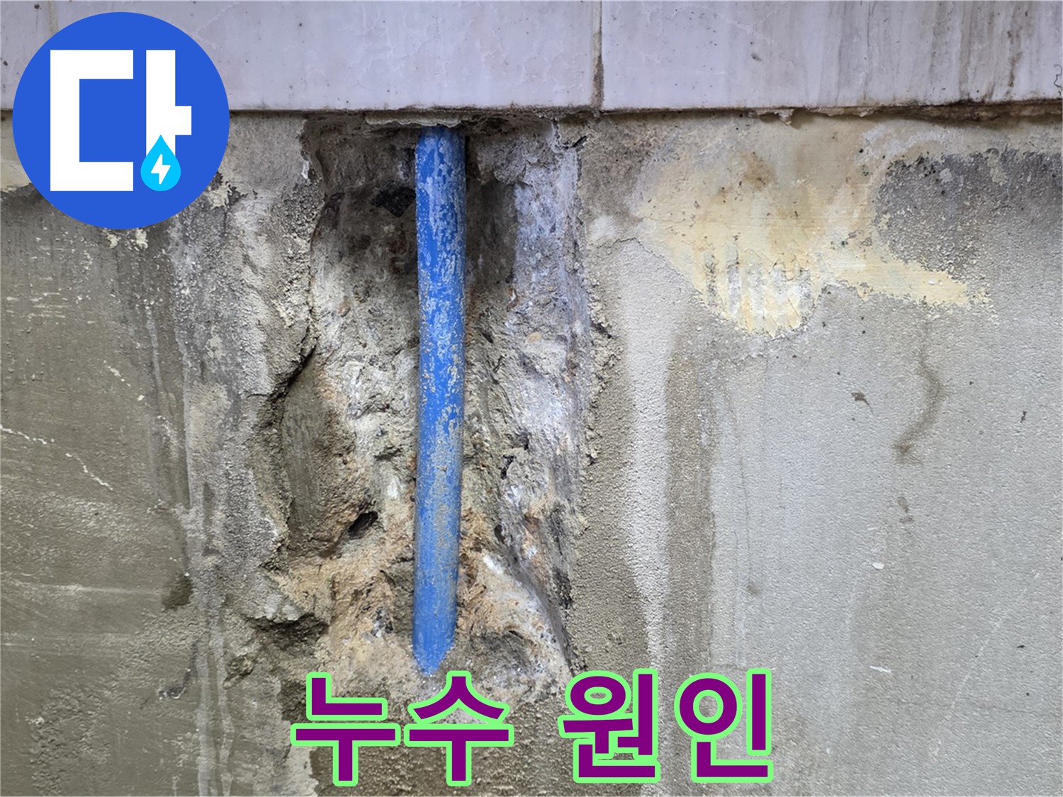 누수 원인을 꼼꼼하게 분석하는 모습 - 정확한 진단이 중요합니다.