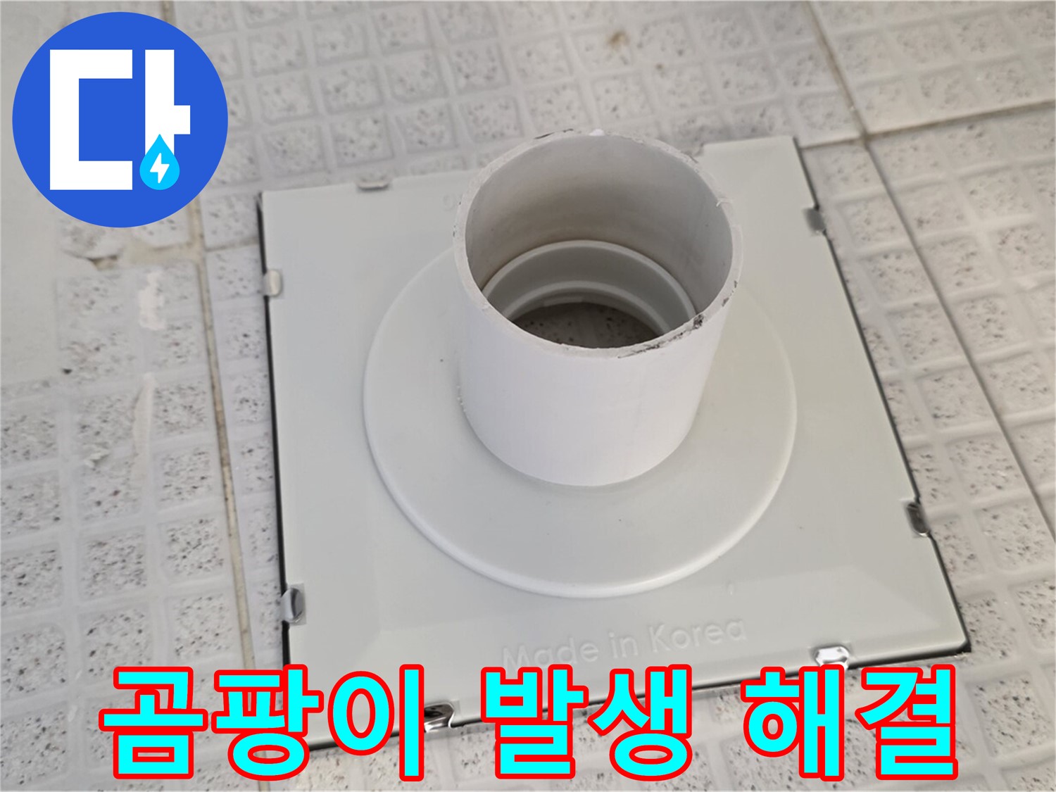 과천 욕실 배수구 교체 후 곰팡이 - 원인과 해결