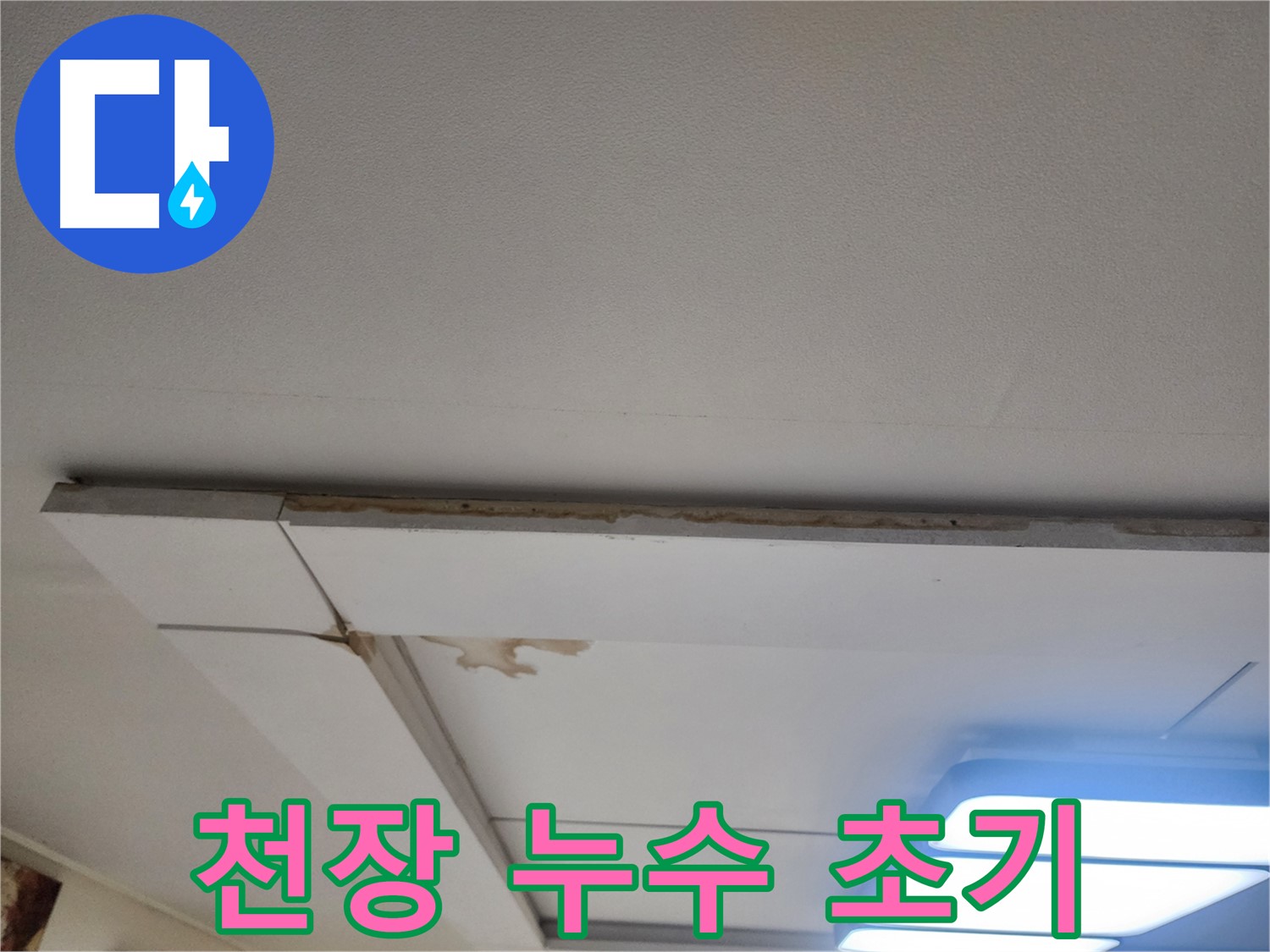 고양시 일산 가좌동 천장 누수 초기 발견 - 빠른 점검의 중요성