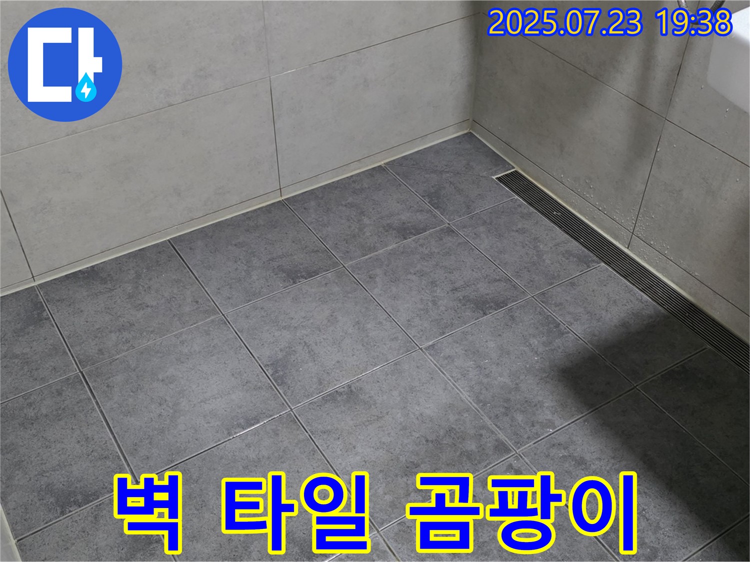 중계동 신동아아파트 욕실 누수 - 벽 타일 틈새 곰팡이, 누수 가능성 점검