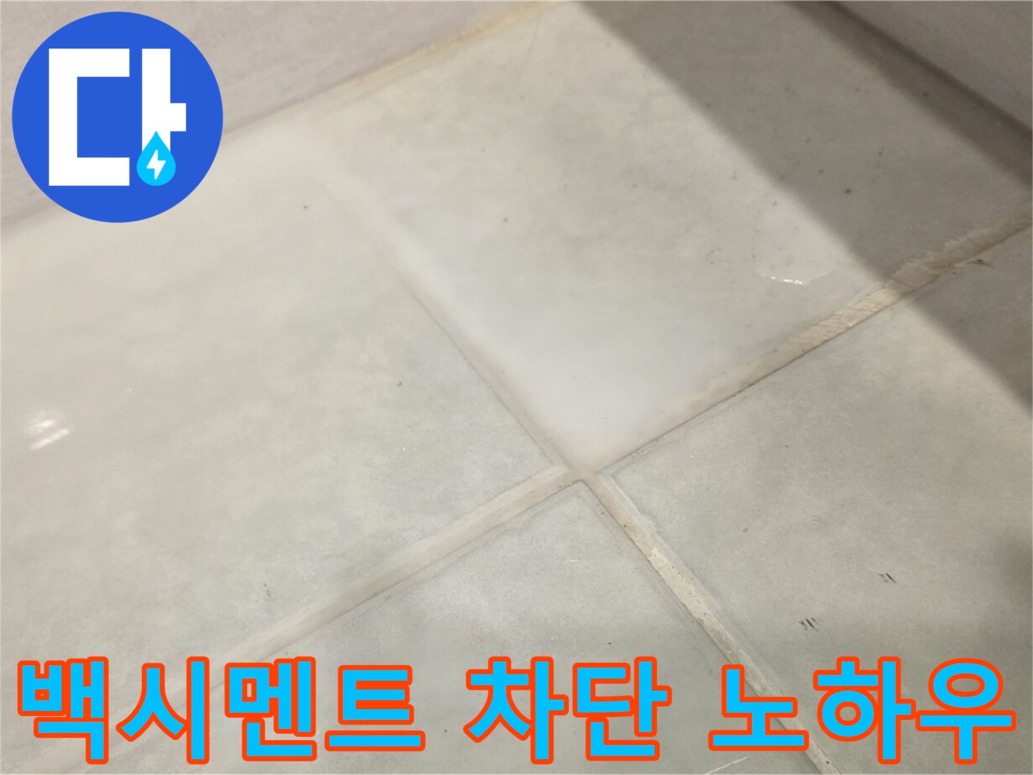문원동 욕실 누수 해결 - 백시멘트 보수 완벽 차단 시공 노하우