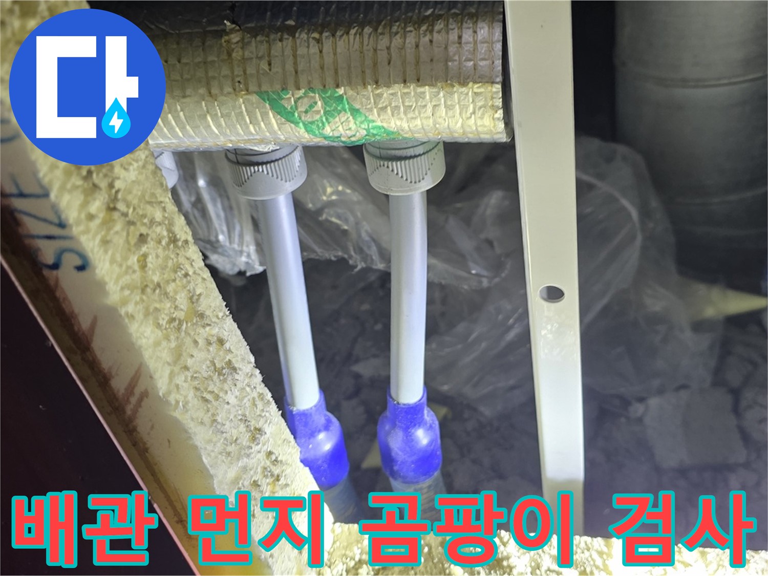 삼숭동 양주자이 누수 - 배관 연결 부위 주변 먼지 뭉침 및 곰팡이 초기 발생 여부 집중 검사