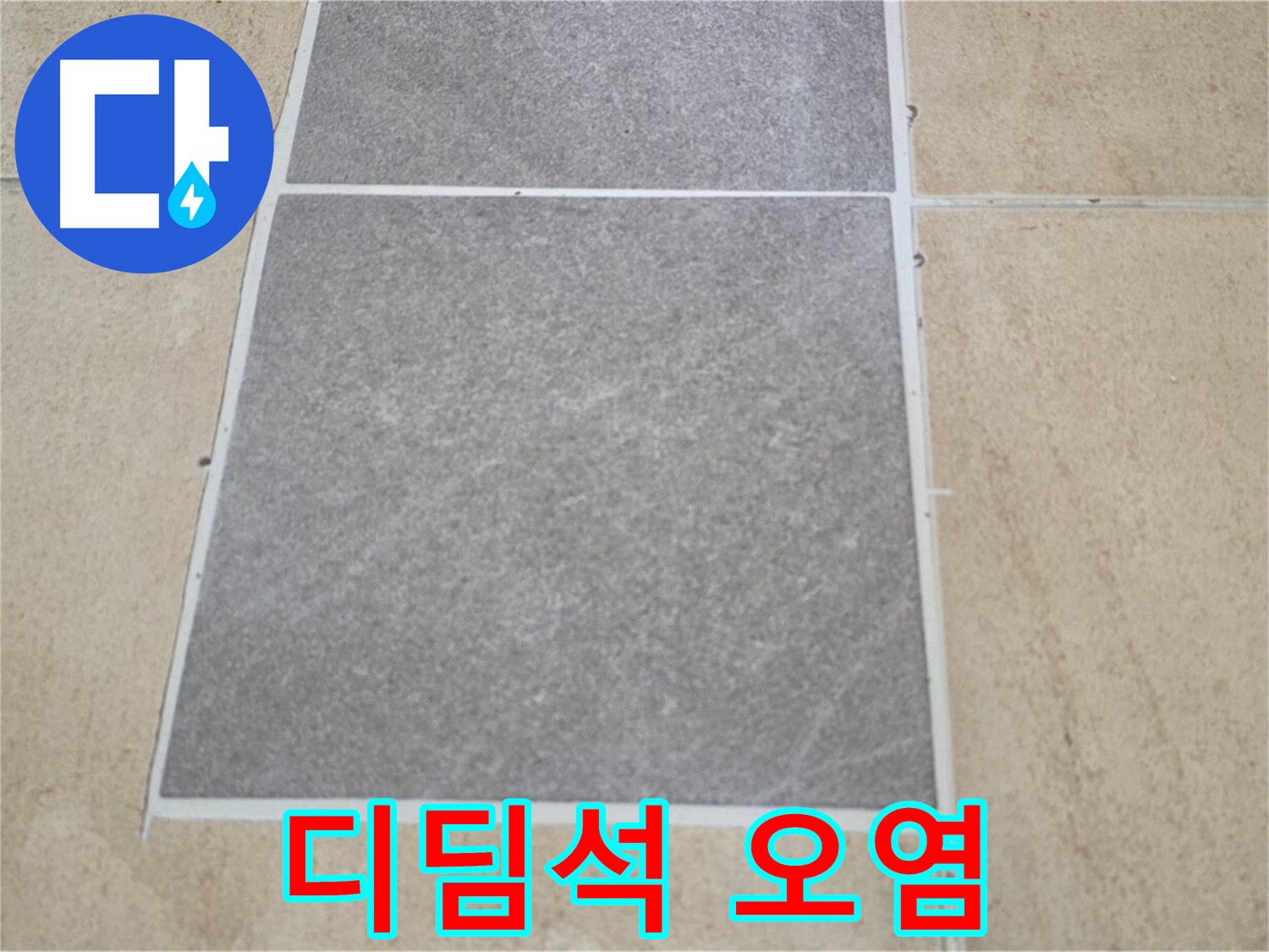 양주 삼숭동 아파트 - 현관 디딤석 타일 오염 - 누수 가능성을 점검하고 있습니다.