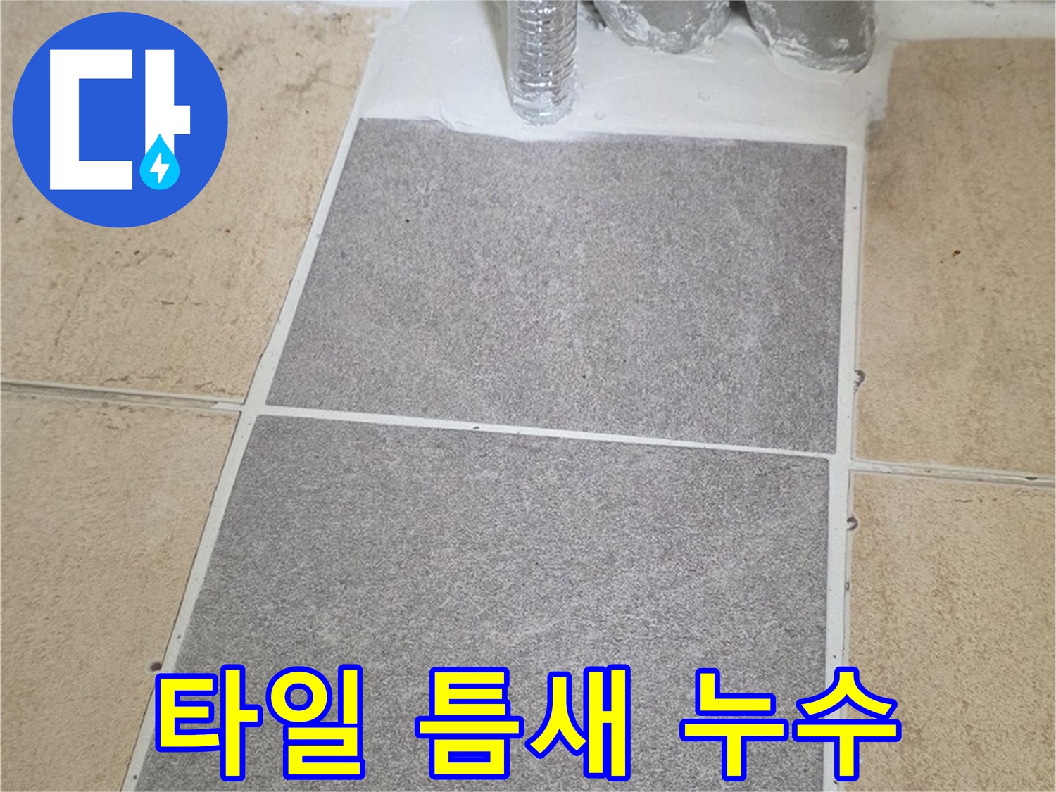 양주 삼숭동 자이아파트 욕실 타일 틈새 누수 - 꼼꼼한 보수 작업