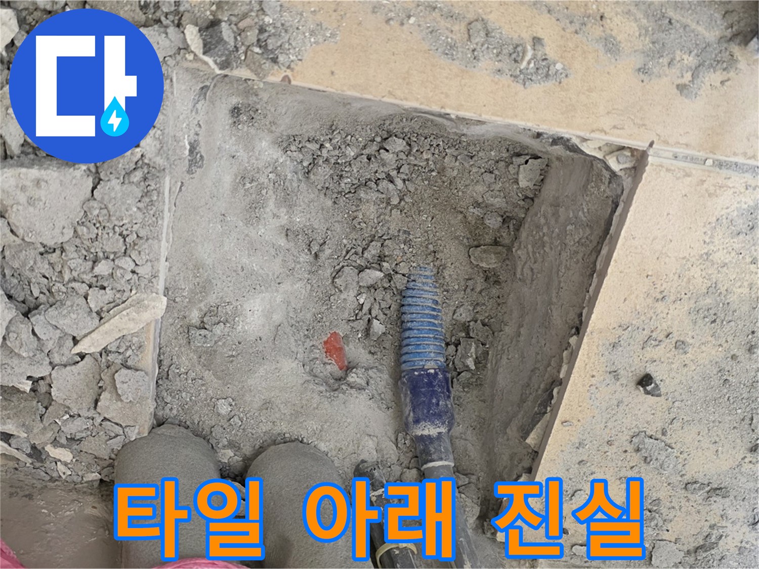 양주 자이아파트 누수 - 깨진 타일 아래 숨겨진 누수의 진실