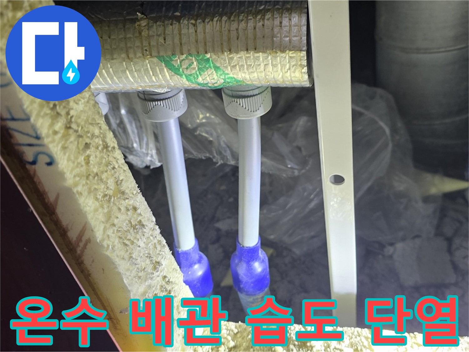 양주시 삼숭동 누수 - 온수 배관 연결 부위 주변 습도 변화 및 단열 상태 초기 진단 실시