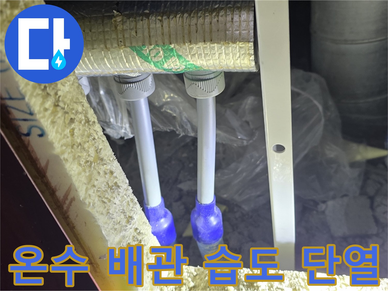 양주시 삼숭동 누수 - 온수 배관 연결 부위 주변 습도 변화 및 단열 상태 초기 진단 실시