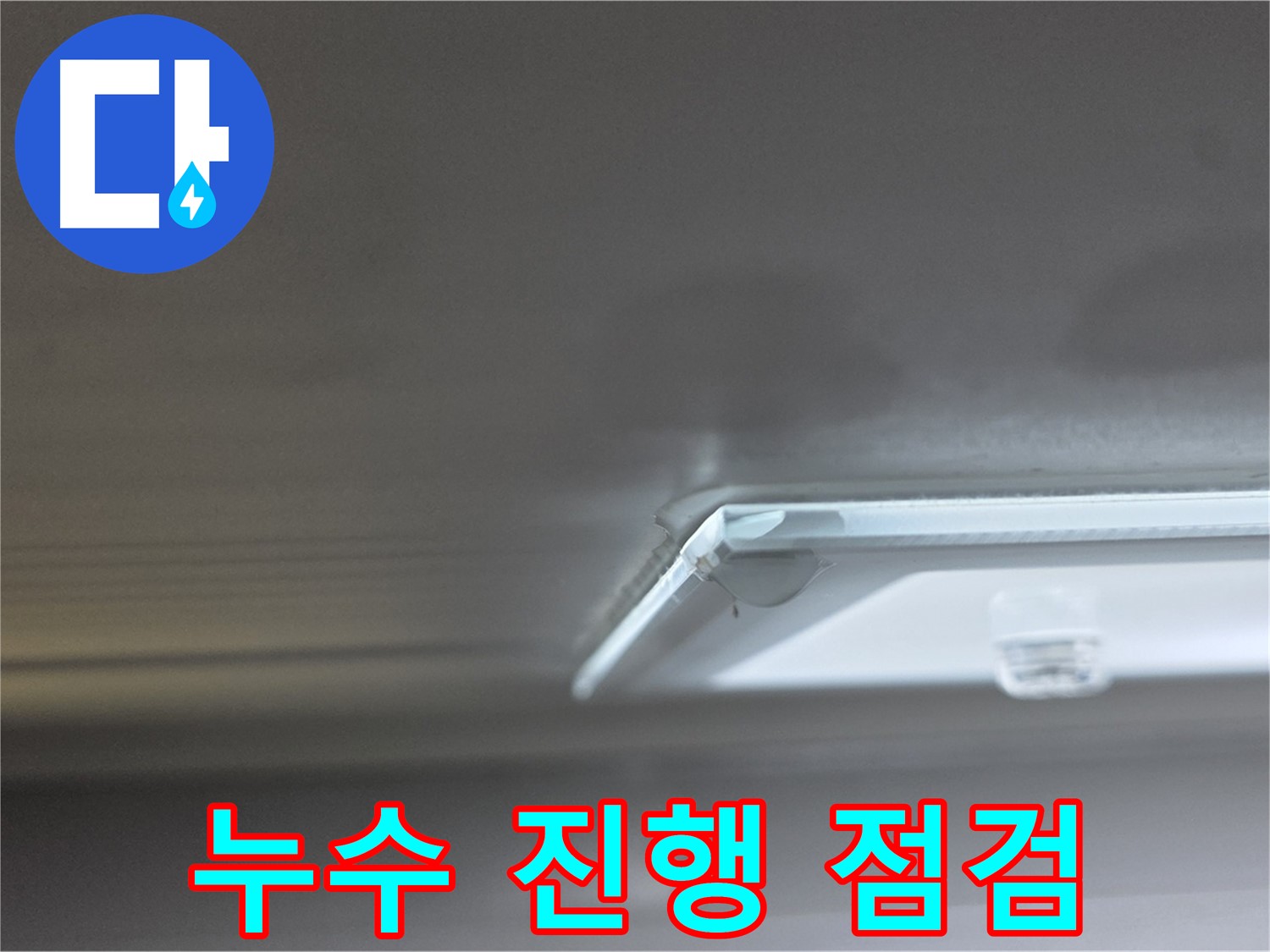 양주 옥정 13단지 아파트 율정마을 천장 누수 - 초기 누수 진행 상황을 꼼꼼하게 점검하고 해결 계획을 수립하고 있습니다.