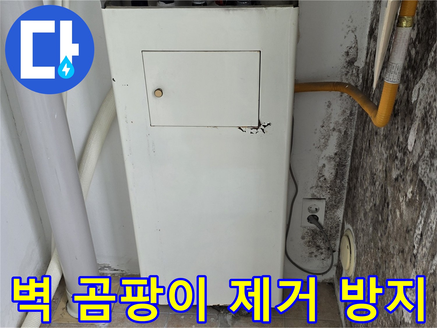 길음동 숭인로 - 곰팡이 핀 벽면 곰팡이 제거 및 방지 - 누수 전문가의 전문적인 시공