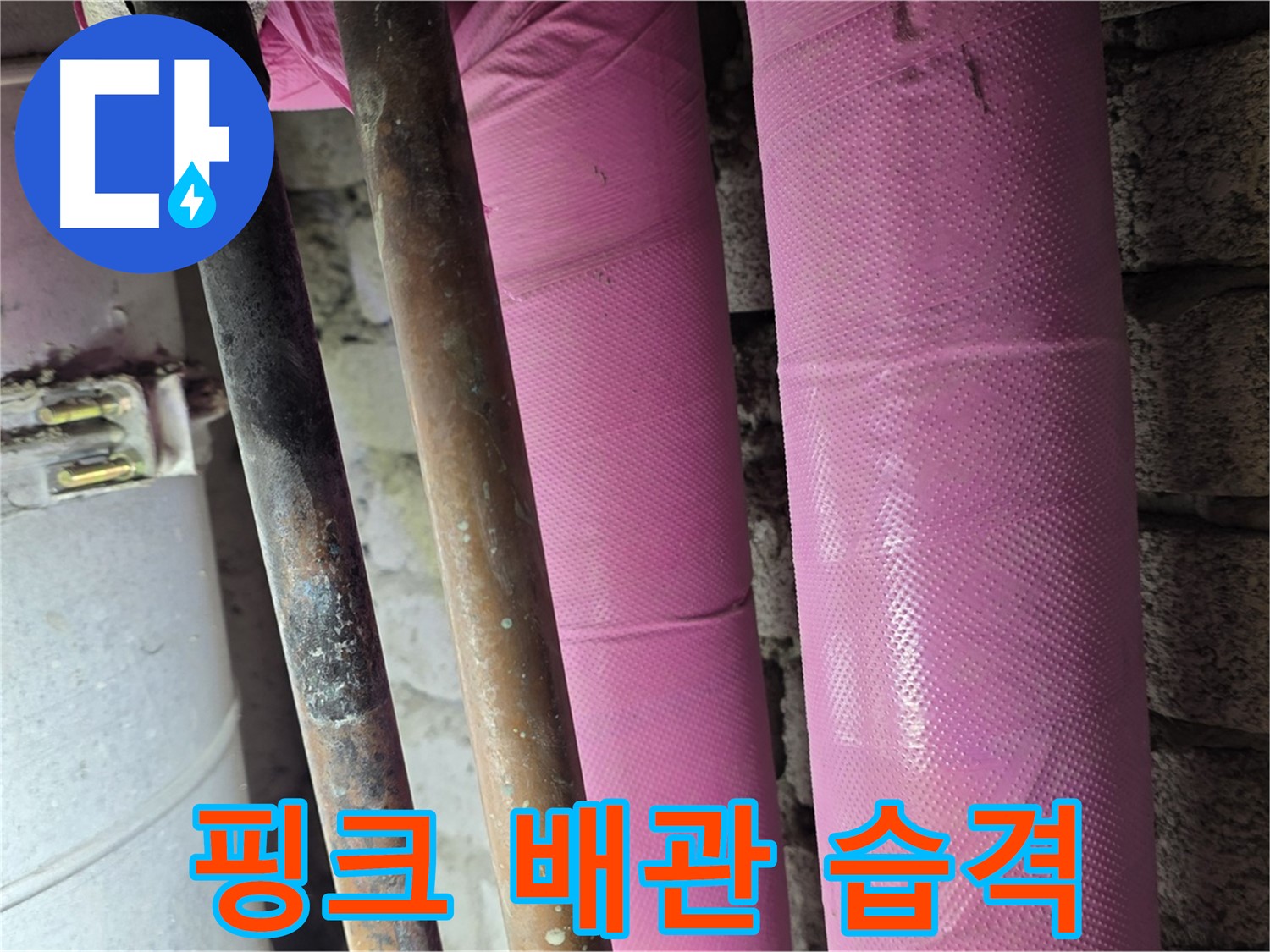 상암동 월드컵파크5단지 - 핑크 배관에서 시작된 습기 문제