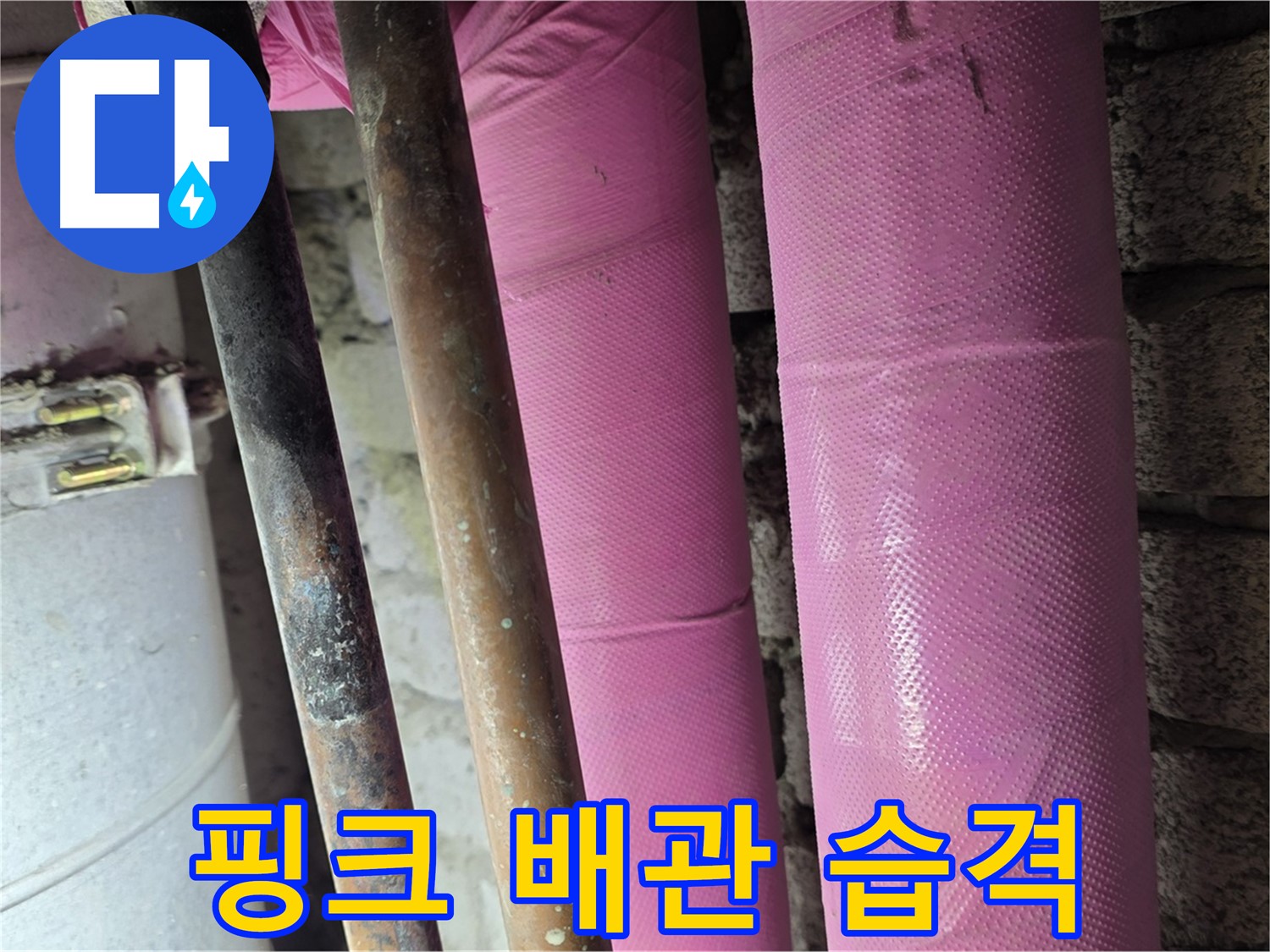 상암동 월드컵파크5단지 - 핑크 배관에서 시작된 습기 문제