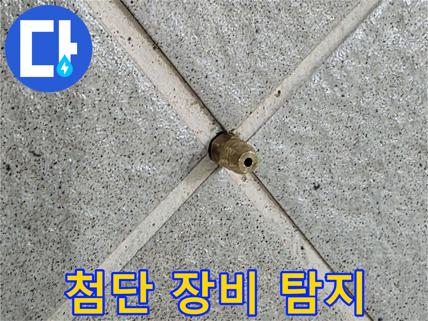 분당 운중동 산운로 누수 - 첨단 장비로 미세한 누수 지점 탐지 중