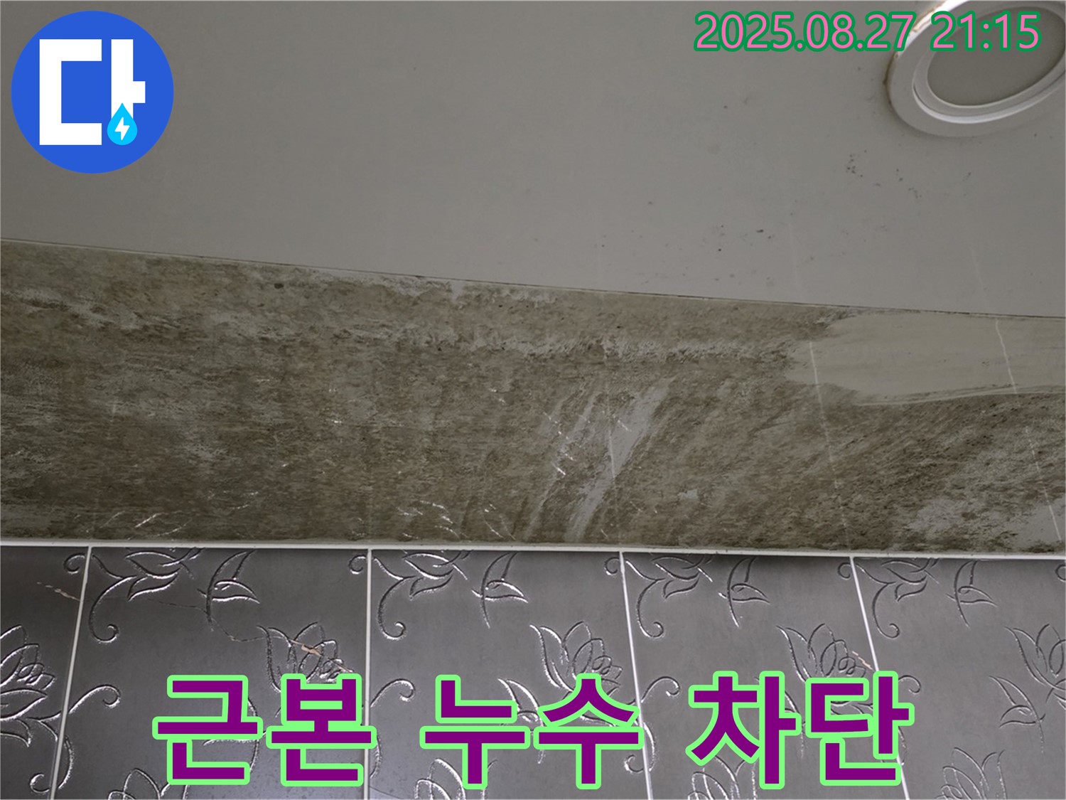 분당구 운중동 산운마을 아파트 - 화장실 곰팡이, 근본적인 누수 차단 시공으로 해결합니다.