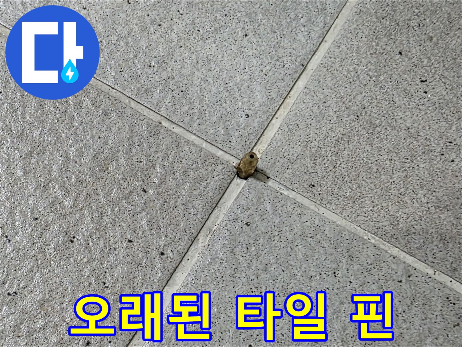 성남 분당 산운로 아파트 - 오래된 타일 핀은 누수의 위험이 있습니다!