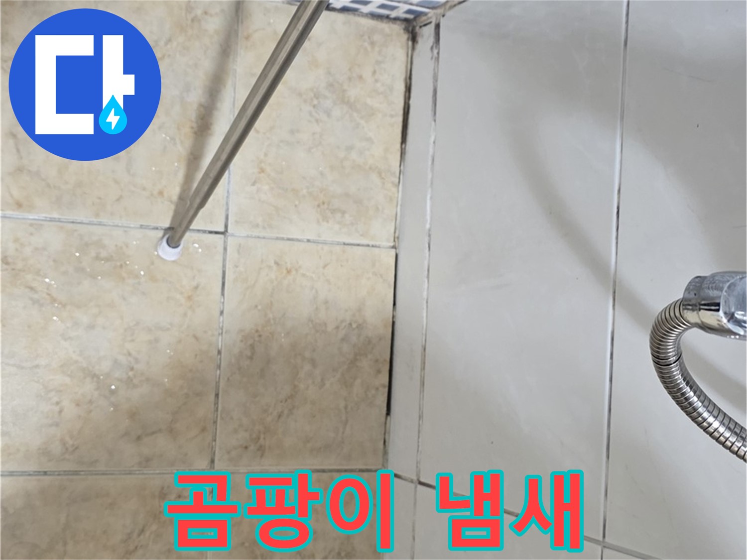 욕실 곰팡이 냄새 - 환기 안됨 - 누수 가능성