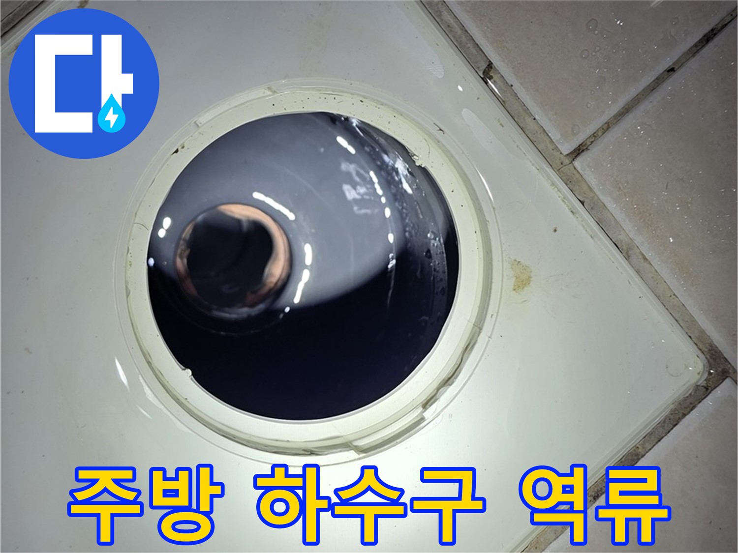 양주 백석 서광아파트 주방 하수구 역류 - 긴급 상황 해결 과정