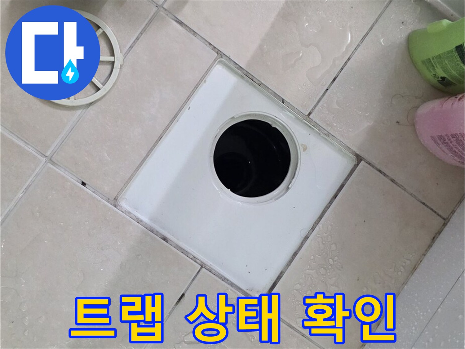 양주 서광아파트 욕실 하수구 - 트랩 교체 전 상태 꼼꼼하게 확인