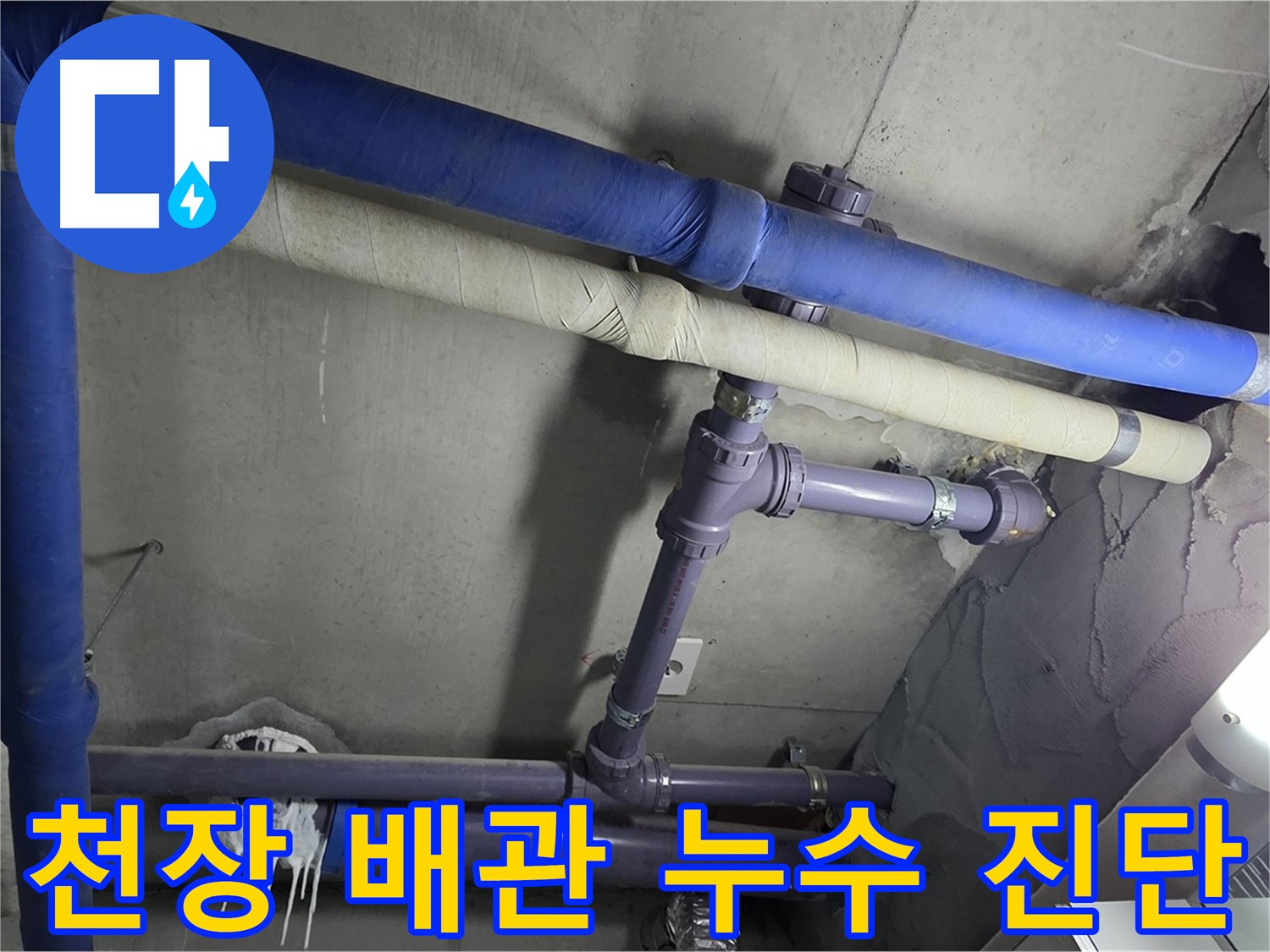 분당 운중동 산운로 아파트 천장 배관 누수 진단 - 누수 위치를 찾기 위한 정밀 탐색 과정