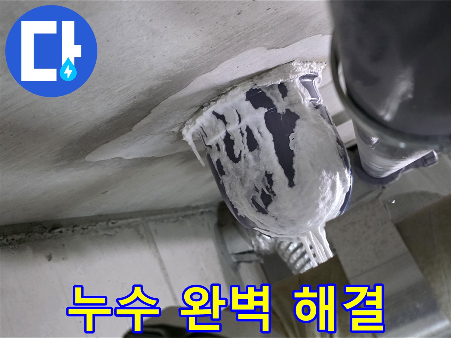 분당 운중동 산운마을 - 누수 부위를 꼼꼼하게 보수하여 재발 방지 완료