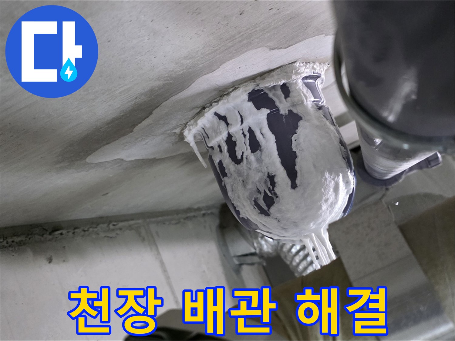 분당 운중동 산운마을 - 천장 배관 누수 문제, 확실하게 해결 완료