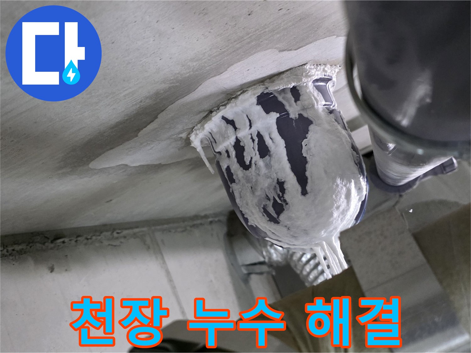 분당 운중동 아파트 누수 - 천장 배관 누수 문제, 완벽하게 해결 완료
