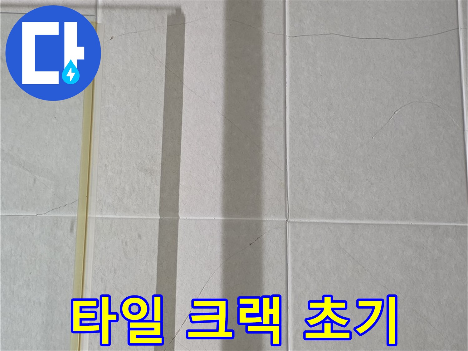 분당구 운중동 산운마을 샤워부스 - 벽면 타일 크랙 초기 발견 및 누수 가능성 점검
