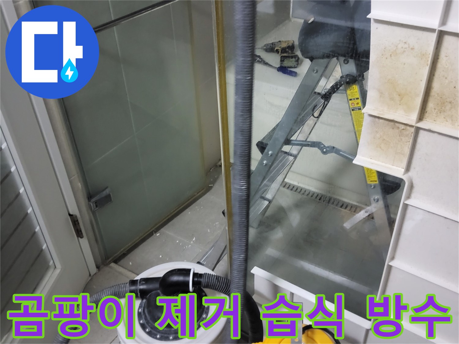 운중동 산운마을 6단지 아파트 습식 누수 - 곰팡이 제거부터 완벽 방수까지 한 번에 해결하여 쾌적한 환경을 만들어 드립니다.