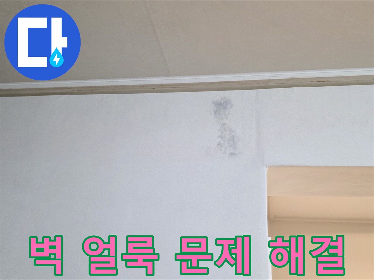 벽 얼룩 - 누수 문제 해결 전문가가 얼룩 문제를 해결합니다.