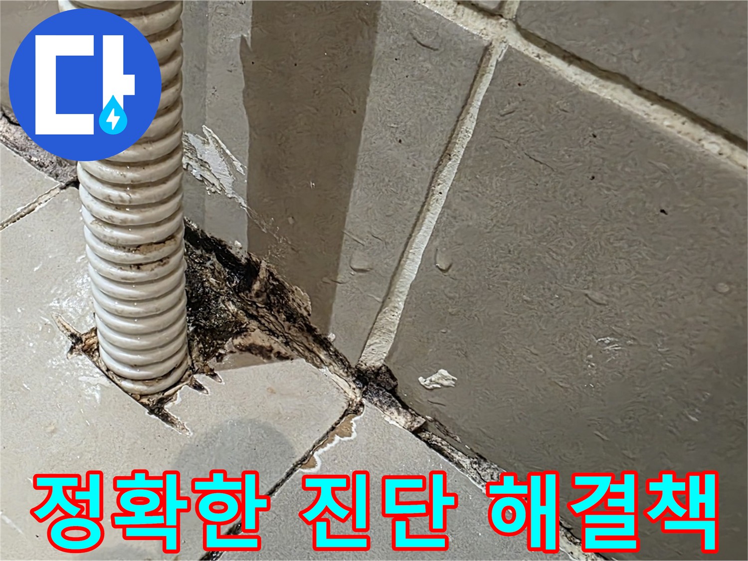 한강로2가 상가 화장실 누수 - 방수층 크랙 확인을 위한 주사기 테스트 및 맞춤형 해결