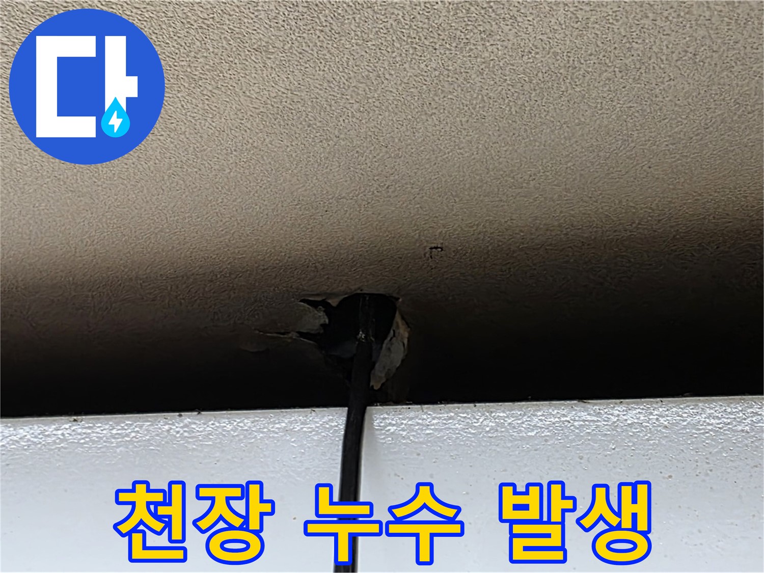 동대문구 장안동 누수 - 천장 누수 발생 지점 상세 촬영