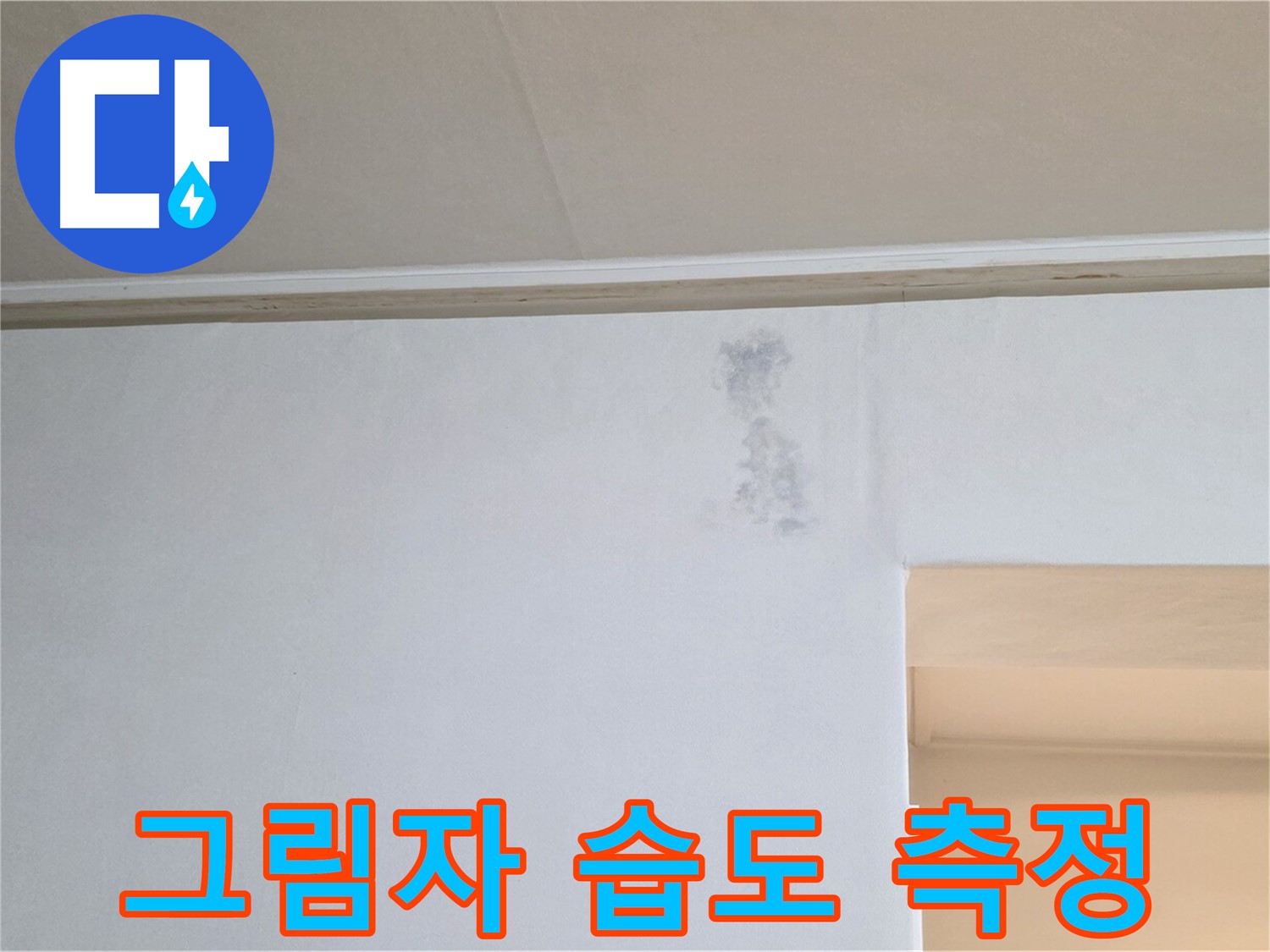 벽 그림자 습도 측정 - 곰팡이 & 누수 정밀 진단