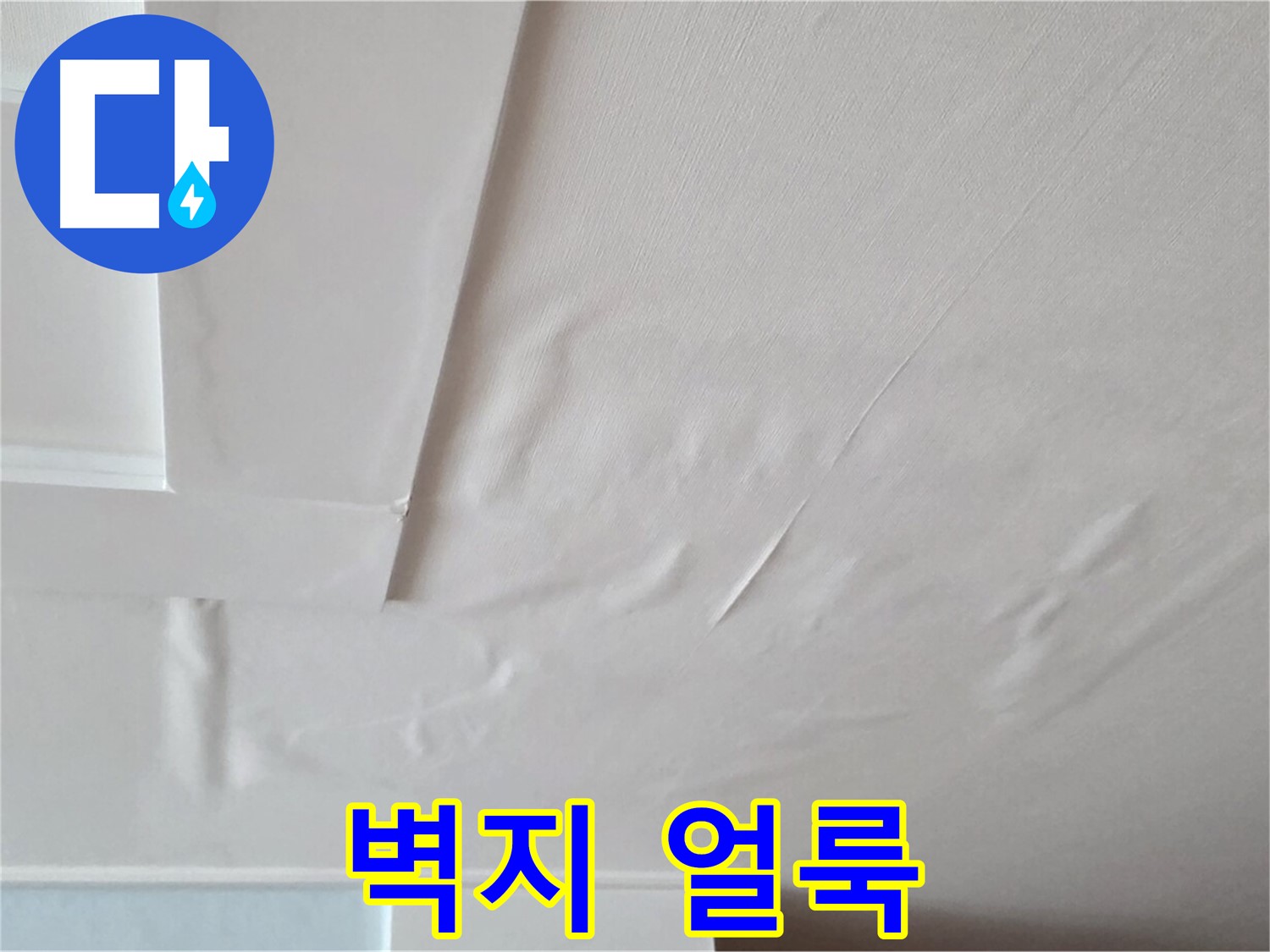 일동기산베스트빌 아파트 천장 누수 - 벽지 얼룩과 곰팡이 발생