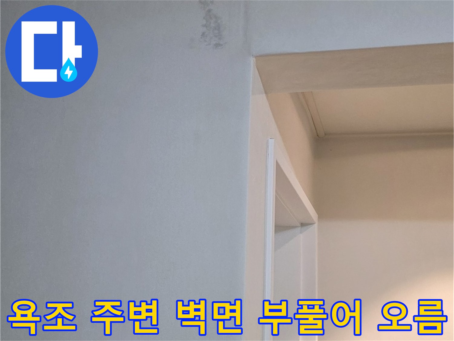 포천 일동 기산리 아파트 욕조 주변 벽면 부풀어 오름 - 누수 의심 및 원인 분석