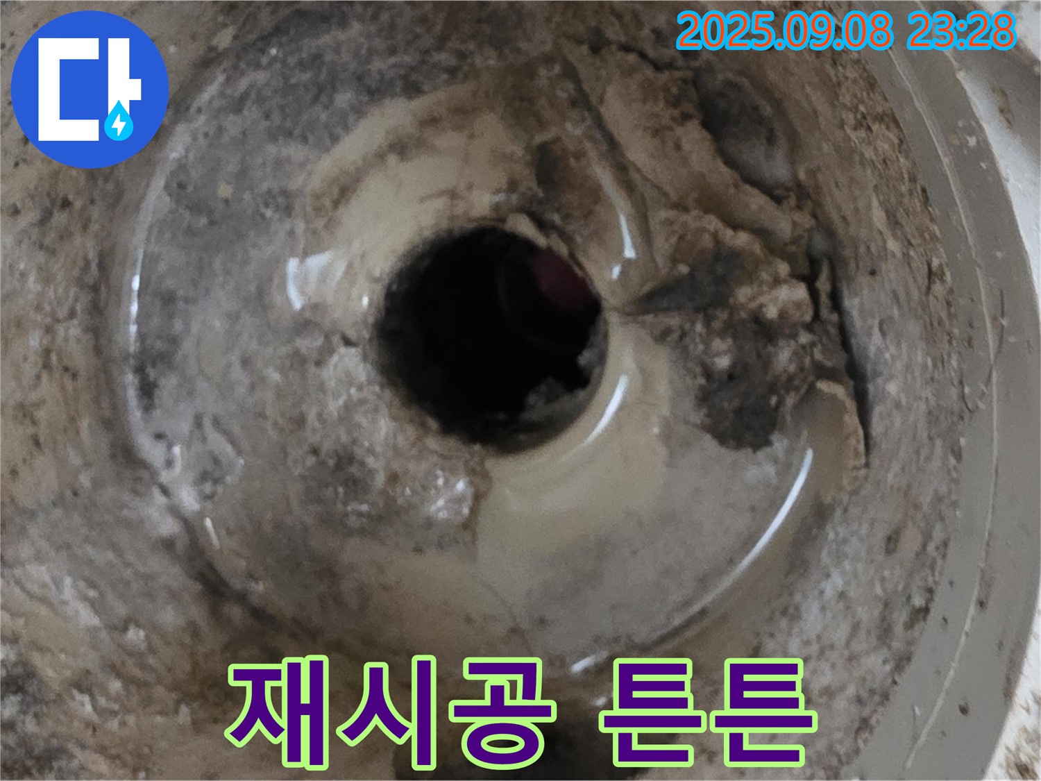 포천 일동 변기 하부 - 백시멘트 재시공으로 튼튼하게!