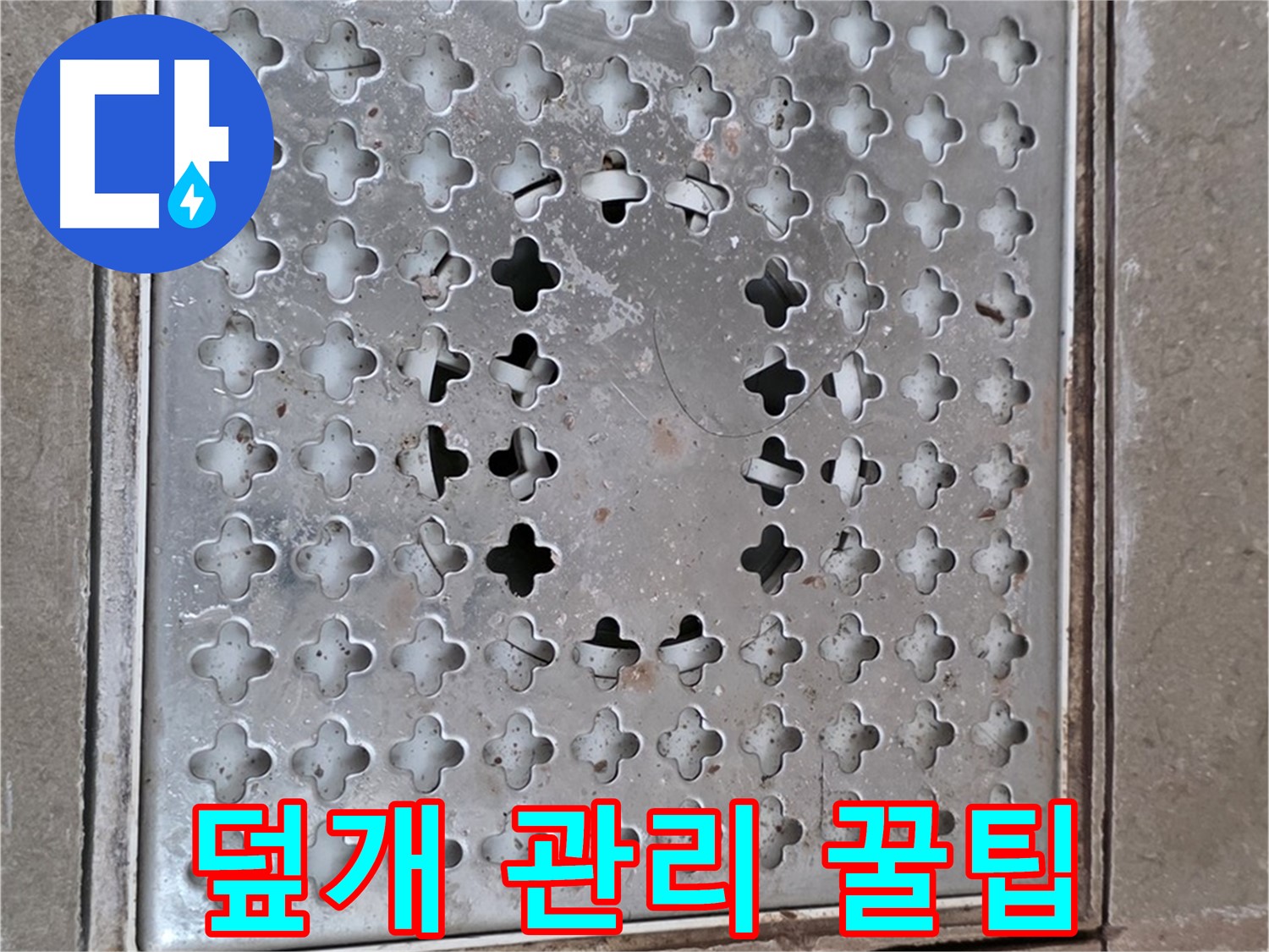 포천 일동 아파트 배수구 덮개 관리 꿀팁 - 누수 방지를 위한 필수 정보