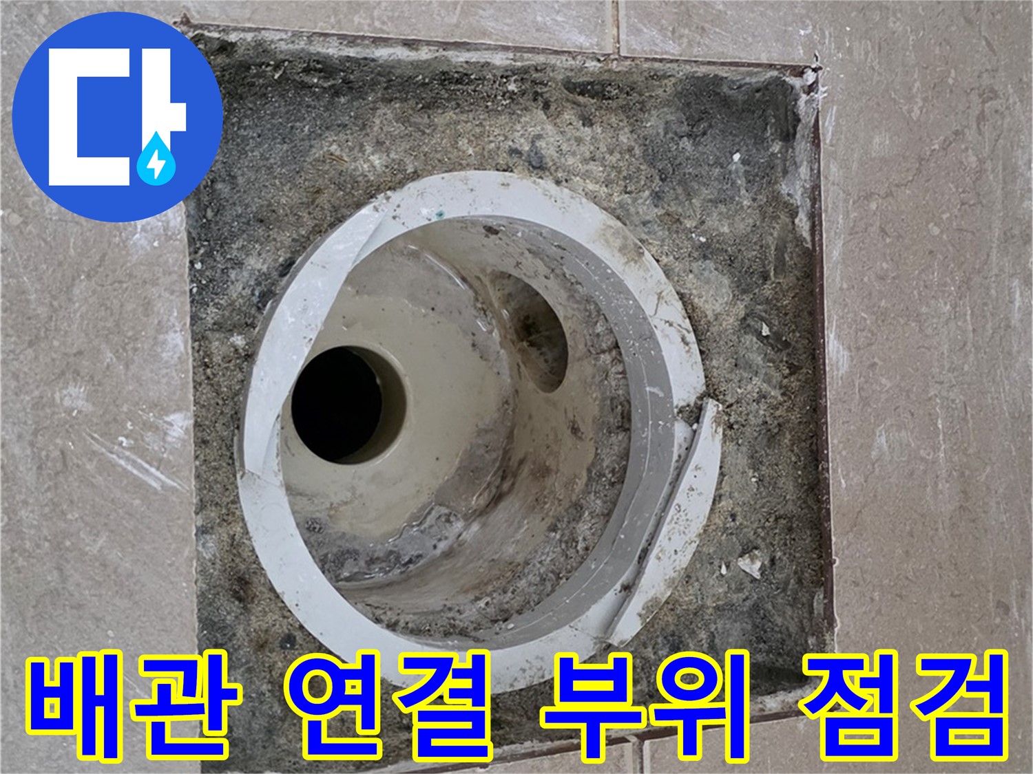 포천 일동 아파트 화장실 하수구 누수 - 배관 연결 부위 집중 점검 및 누수 원인 분석