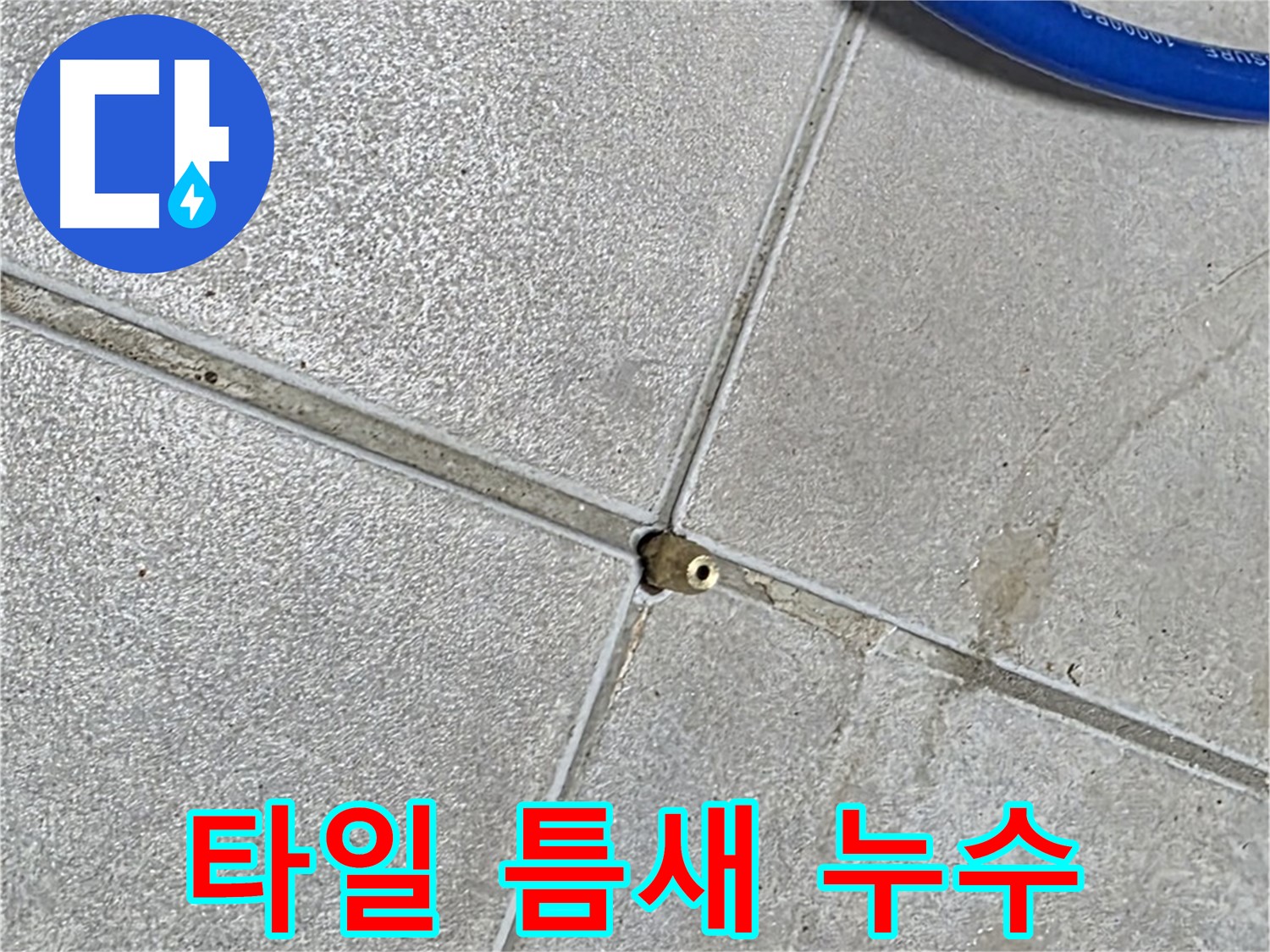 옥정동 율정마을 아파트 타일 틈새 누수 - 누수탐지 전문 업체에서 완벽하게 해결해 드립니다.
