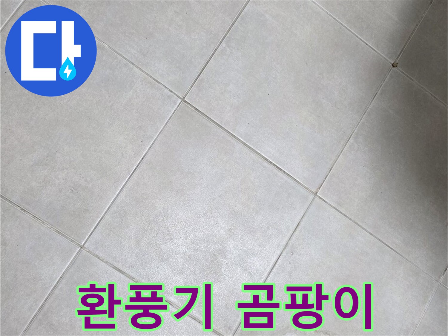 욕실 환풍기 주변 곰팡이 - 습기와 누수 의심