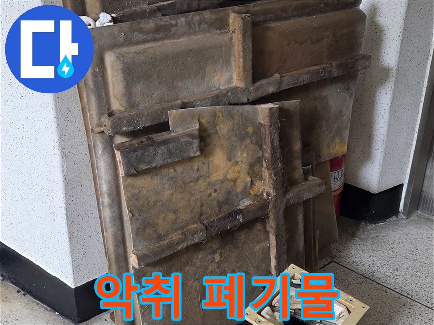 곰팡이 악취에 괴로워하는 고객님 위로