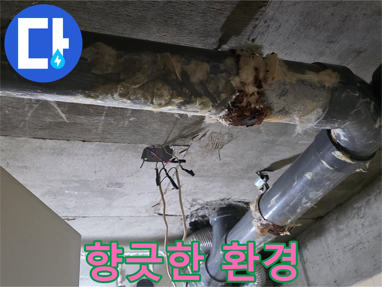새절역 누수 - 오수 배관 부식 향긋한 환경 조성
