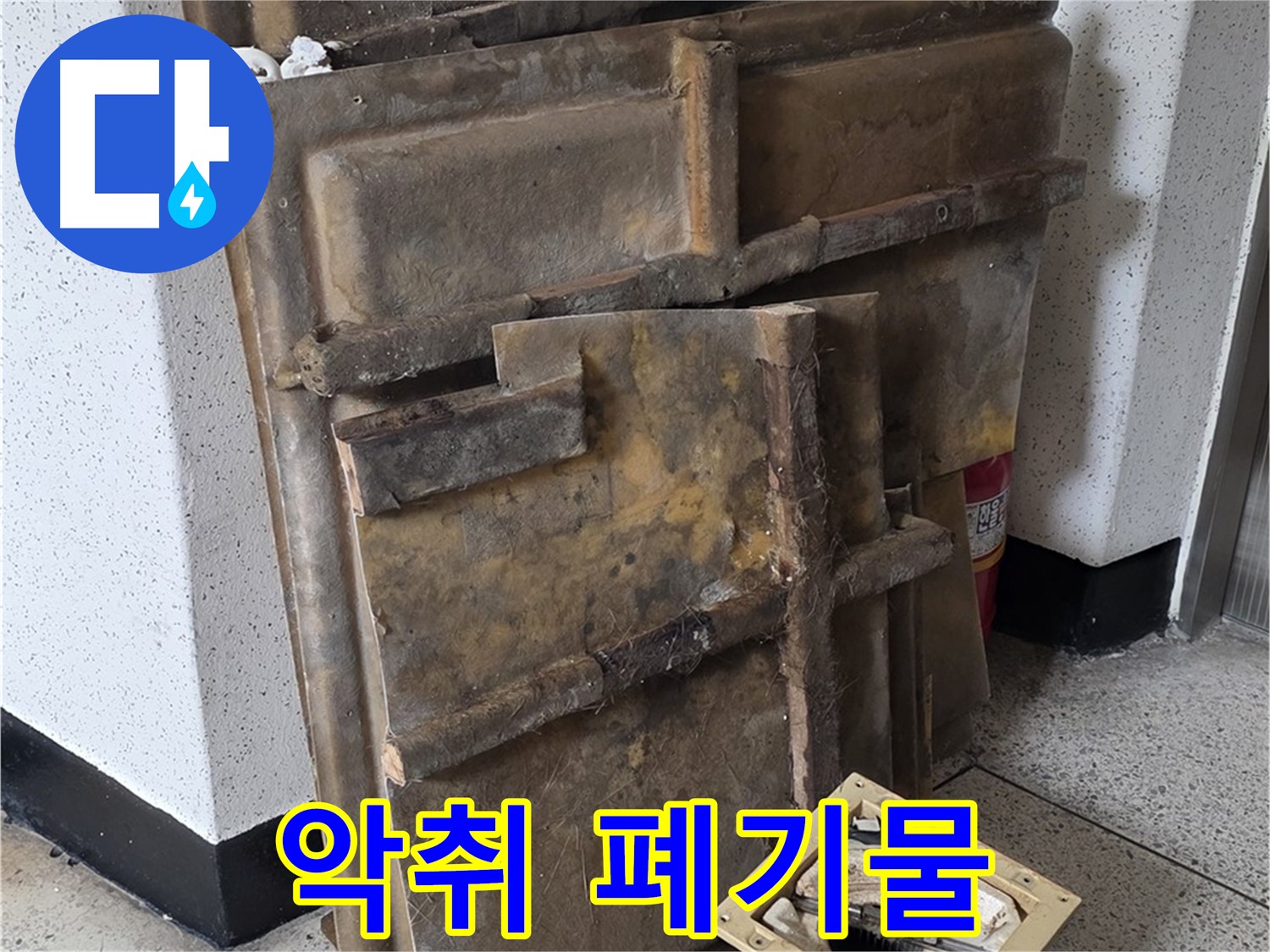 퀴퀴한 냄새에 머리가 아파요