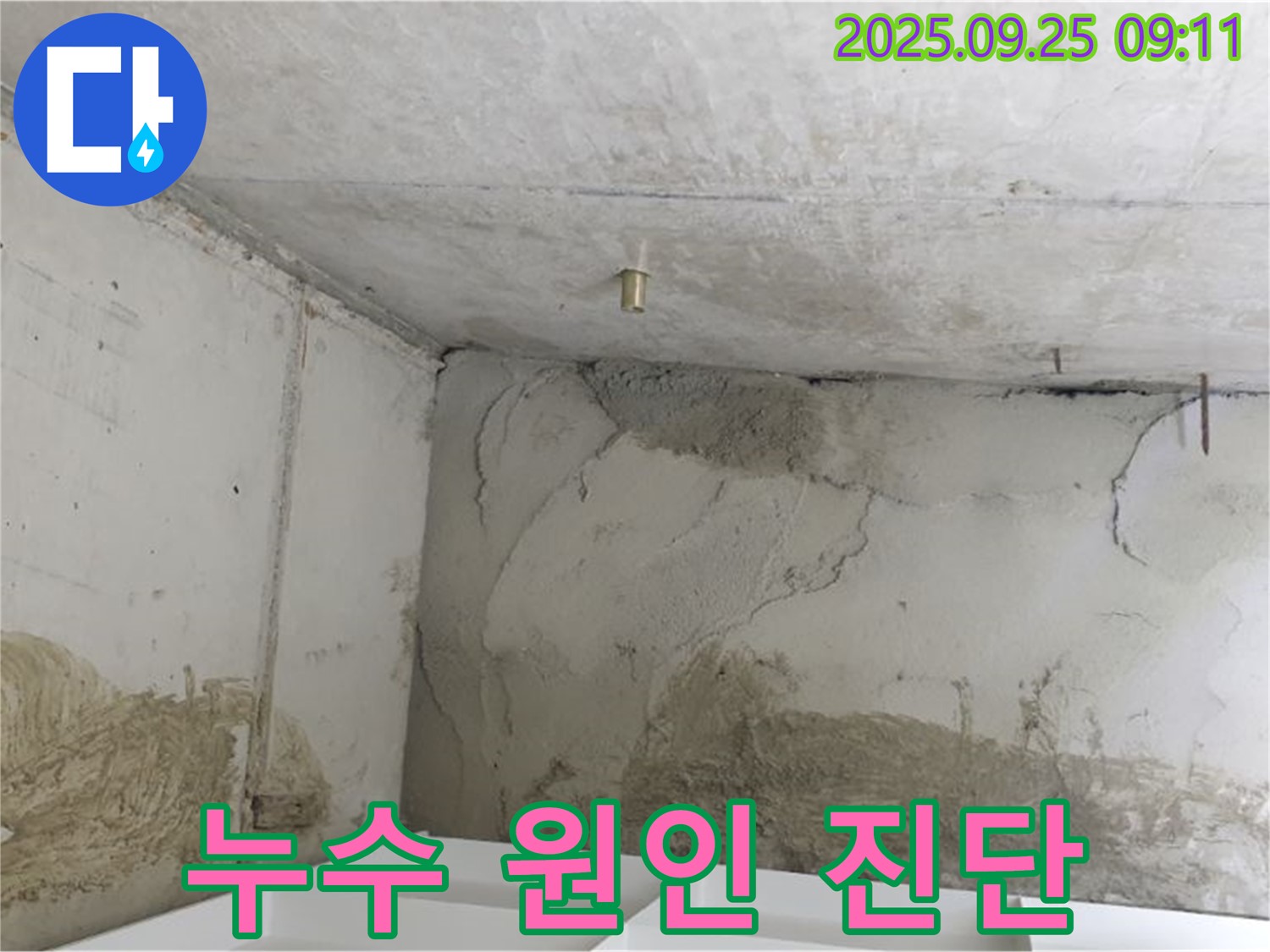 양주시 백석읍 누수 원인 진단 중 - 최첨단 장비 사용