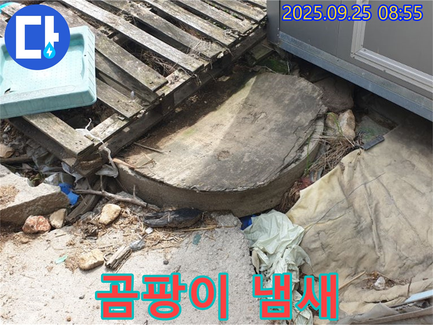 양주시 백석읍 복지리 누수 - 폐자재 속 곰팡이 냄새 건강
