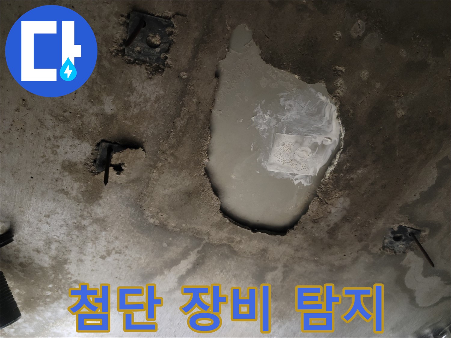 누수 탐지 - 첨단 장비 사용 - 정확도 향상