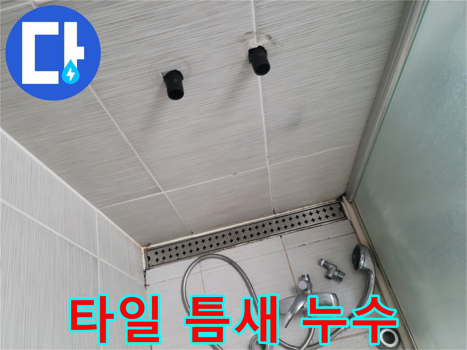 동두천 신창비바 욕실 누수 - 타일 틈새가 문제?!