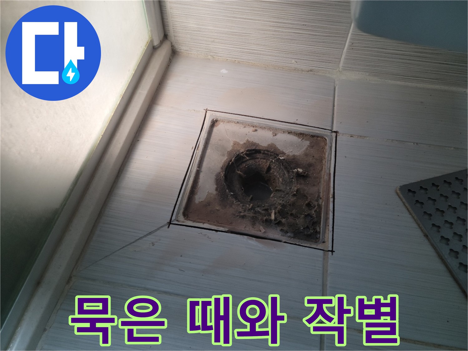 신창비바패밀리 욕실 배수구 - 묵은 때와 완벽 작별!
