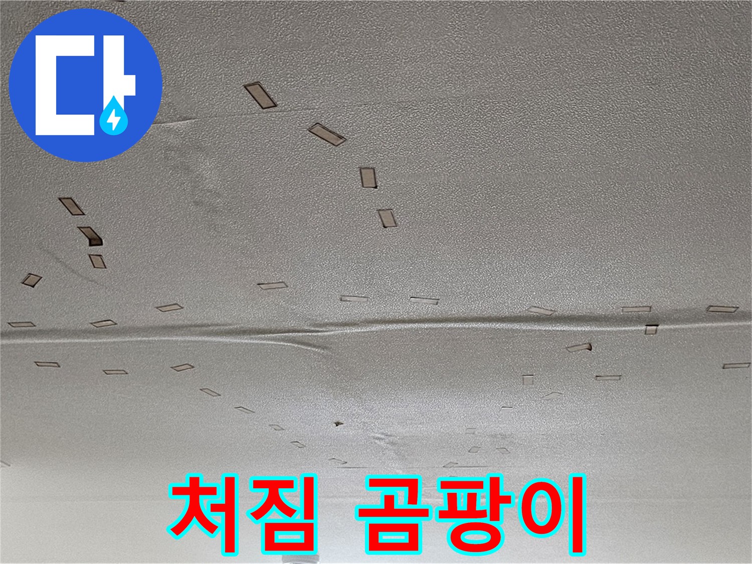 도봉구 현대시티 아파트 - 심한 처짐과 곰팡이 - 긴급 누수 해결 및 곰팡이 제거