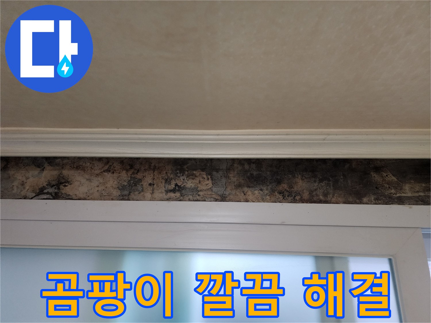 공릉동 누수 해결 - 창틀 곰팡이 제거 및 누수 방지 시공 과정